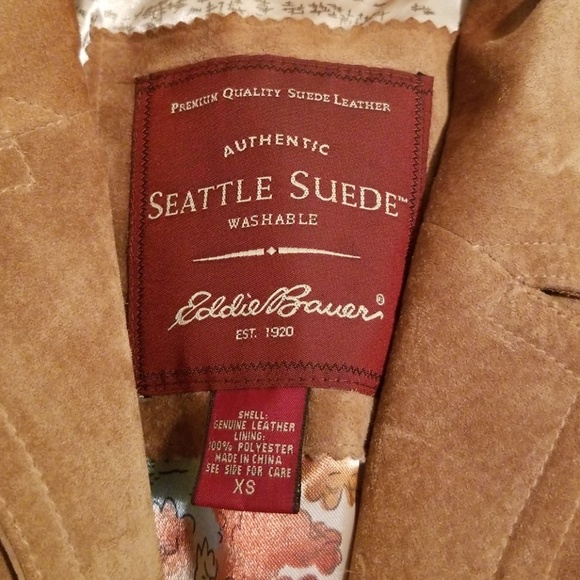 Eddie Bauer Suede Jacket - Picture 2 of 4